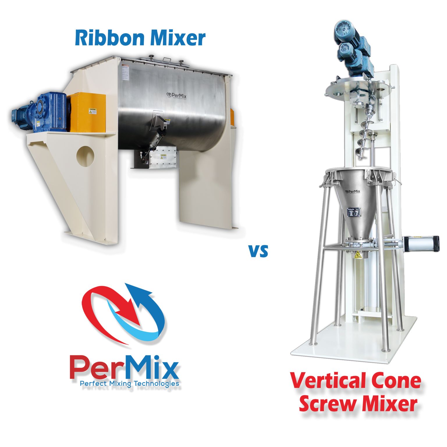 Industrial Mixers Choosing Between Vertical & Horizontal
