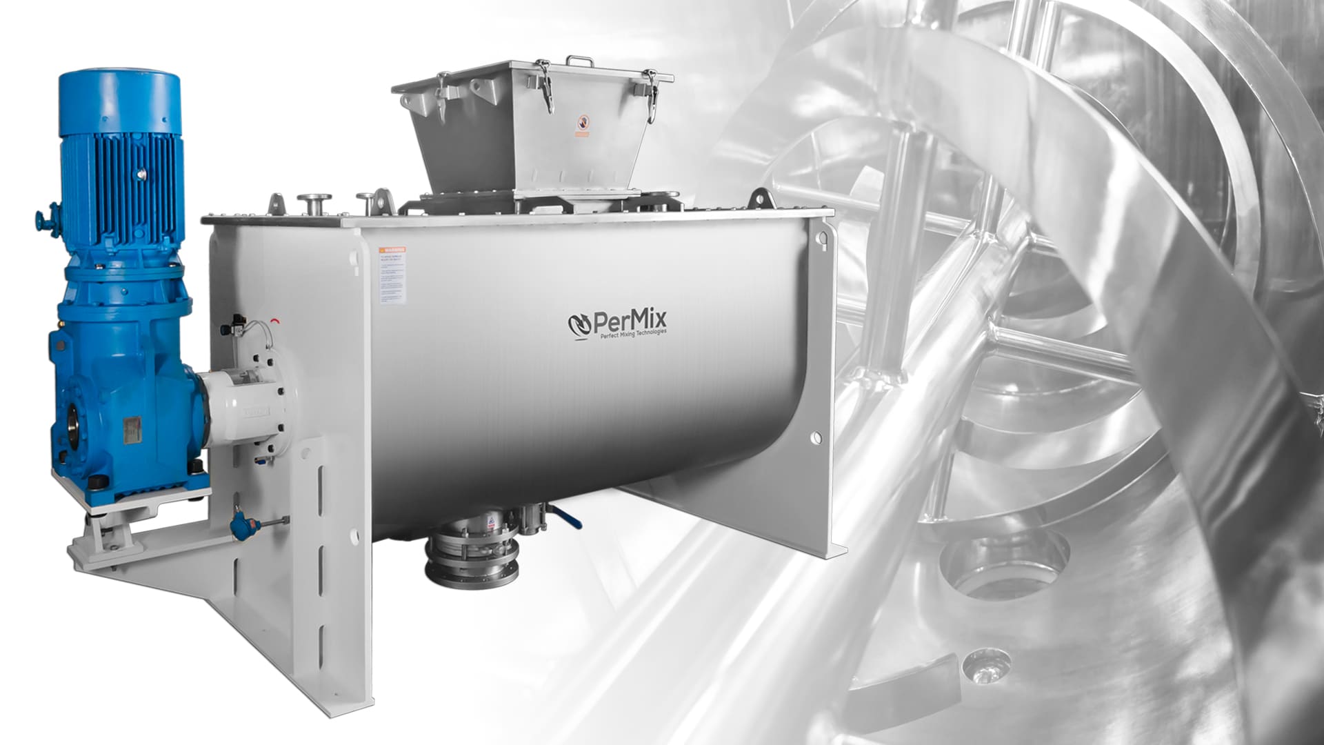 PerMix Sanitary Ribbon Mixers Make It Easy To Come Clean After Getting