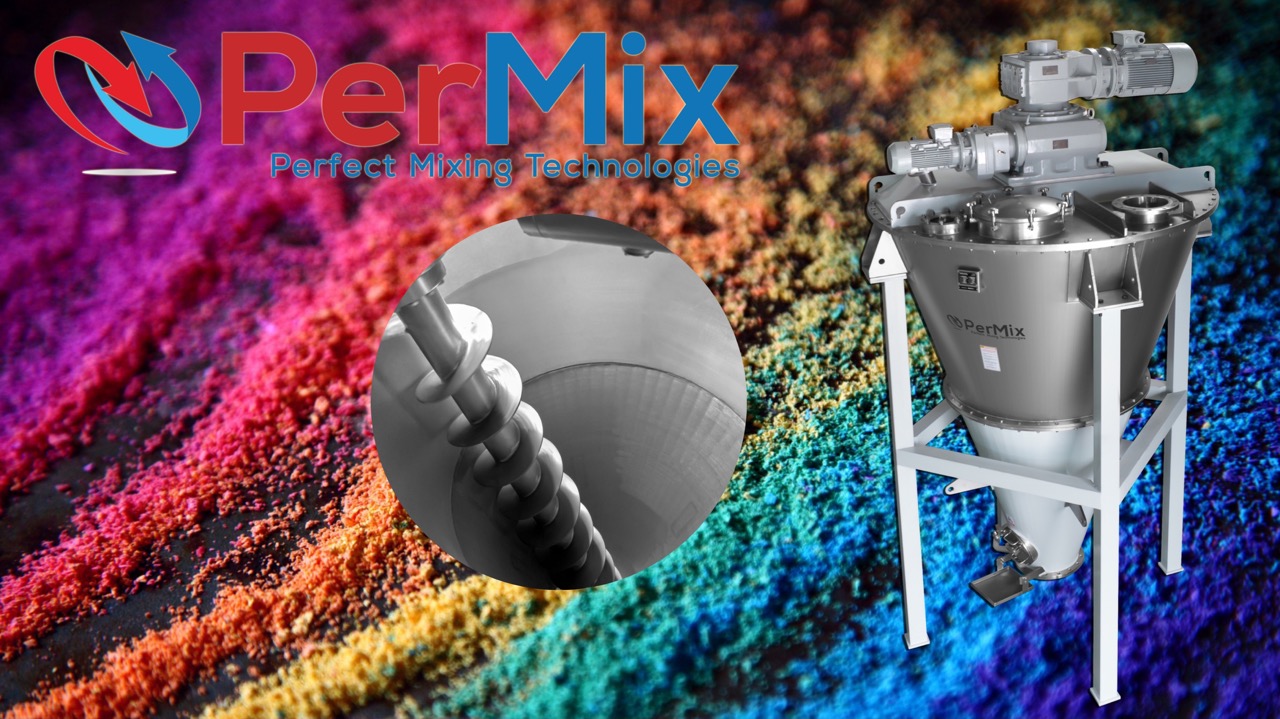 Conical Mixers Mix Powders Of All Types Easily & Gently