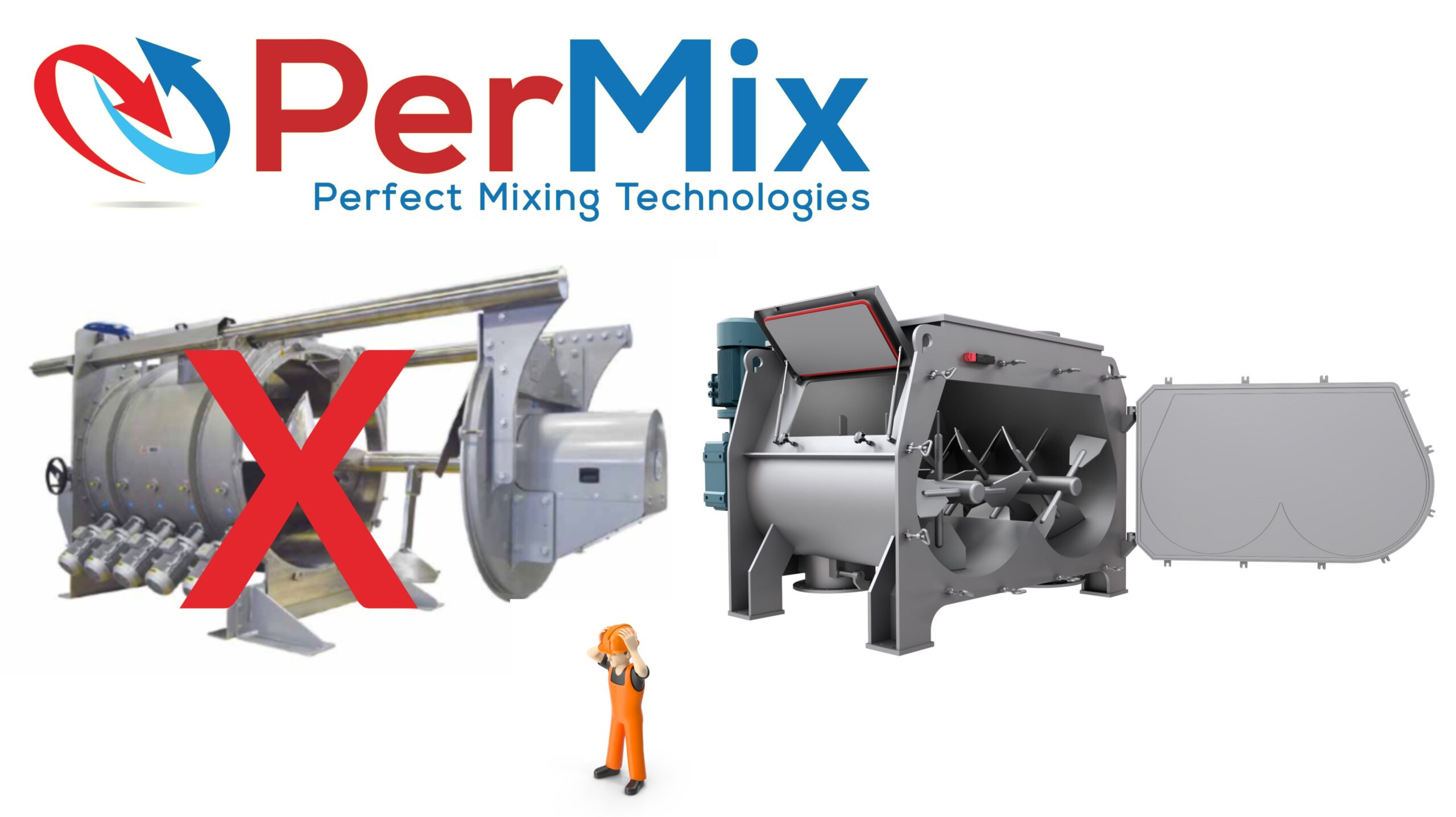 PerMix-Cantilever-Design-Powder-Mixer - Industrial Mixers PerMix-Cantilever-Design-Powder-Mixer