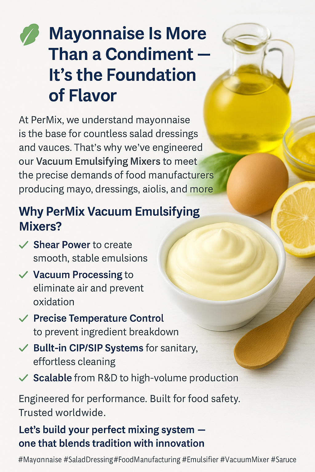 Mayonnaise: The Silent Workhorse Behind Dressings, Sauces & Spreads