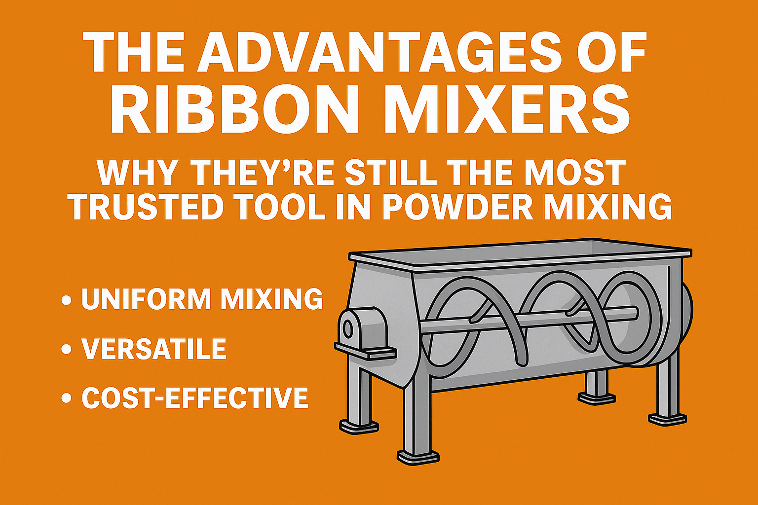 Advantages of Ribbon Mixers