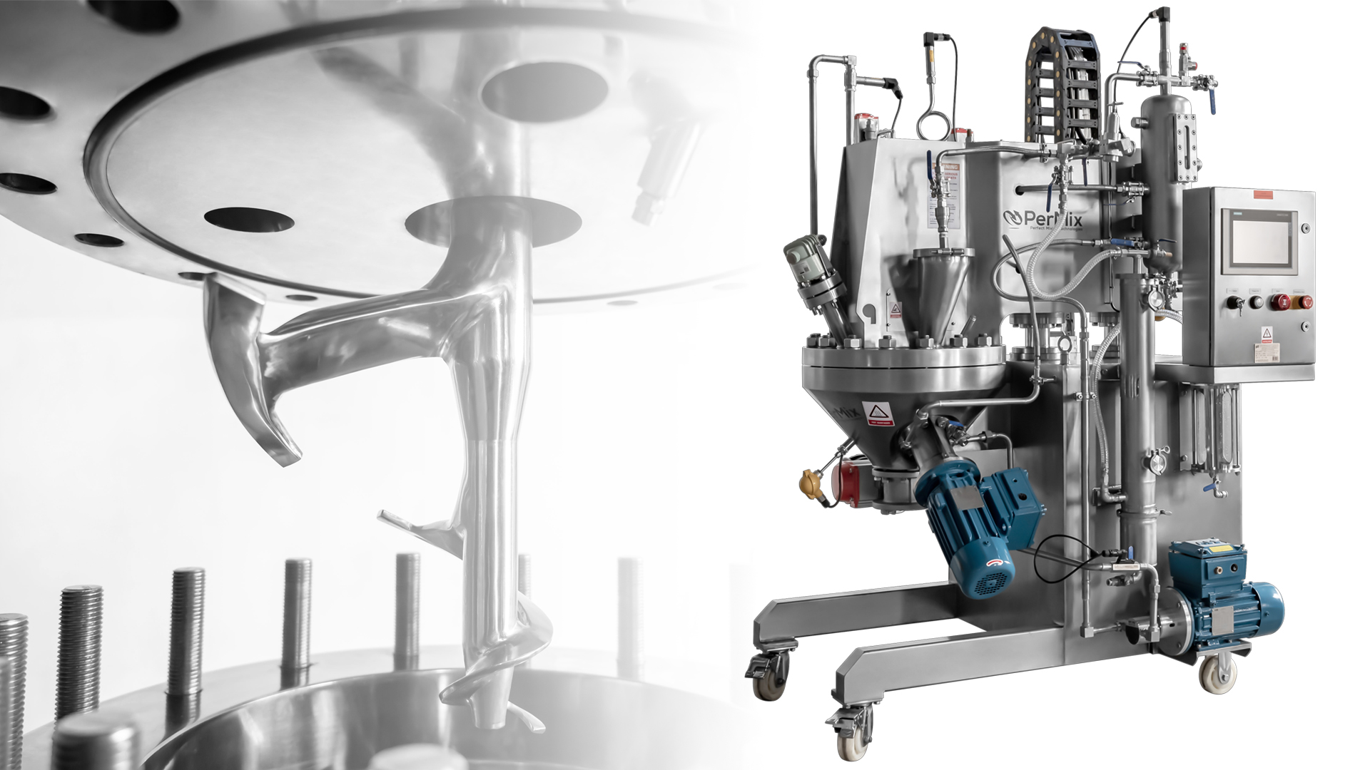 PerMix Vertical Vacuum & Pressure Paddle Mixers & Dryer