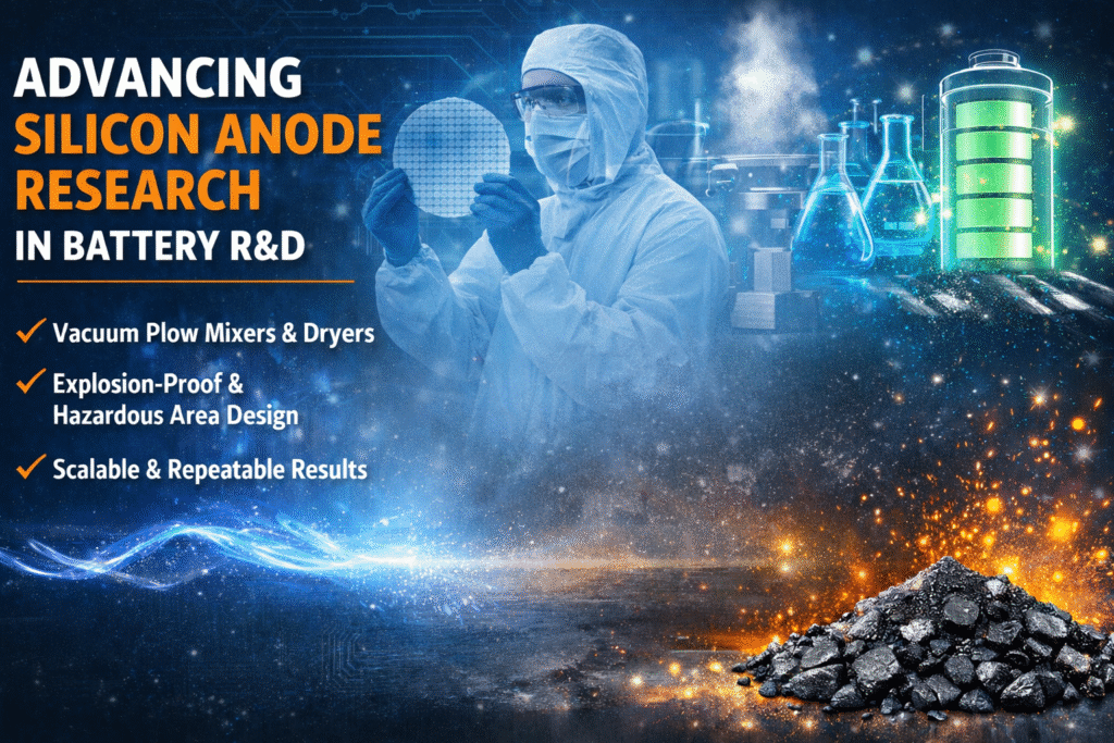 Silicon Anode Battery RD - Industrial Mixers