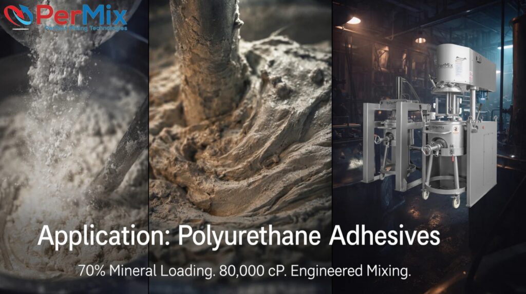 Mixing Mineral-Filled Polyurethane Adhesives - Industrial Mixers