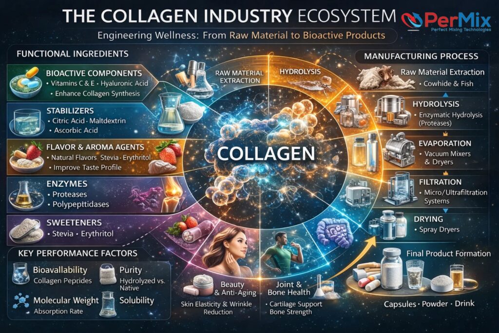 Collagen Manufacturing Process - Industrial Mixers