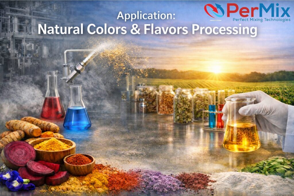 Making Natural Colors Flavors Ingredients - Industrial Mixers
