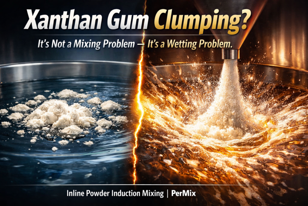 Mixing Xanthan Gum - Industrial Mixers