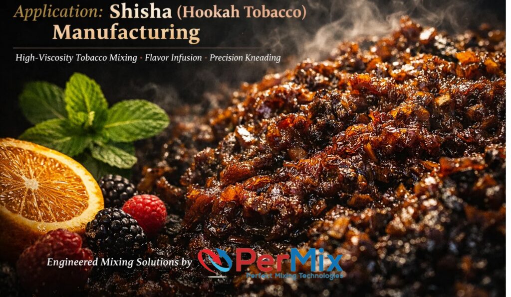 Shisha Manufacturing - Industrial Mixers