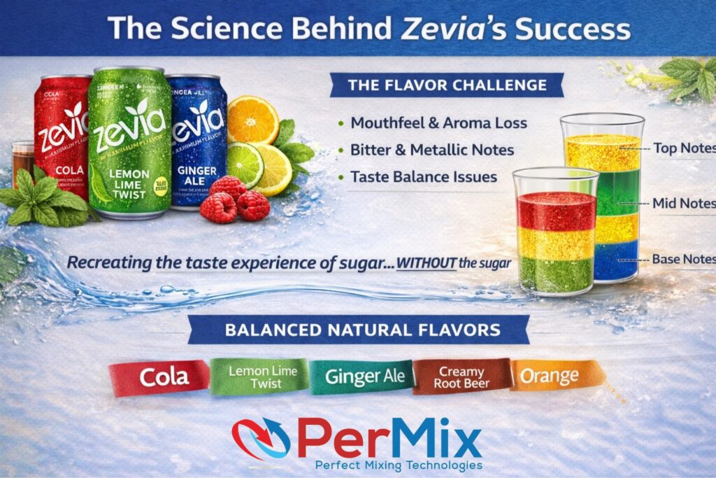 Zevia The Science Behind Zero Sugar Beverages - Industrial Mixers