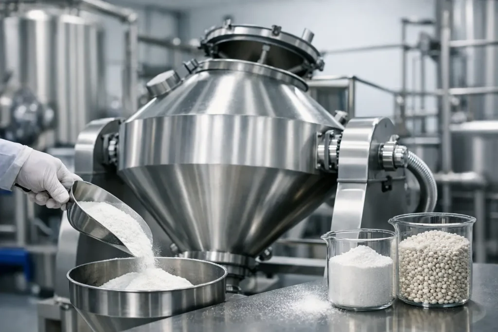 Choosing a Powder Mixer for Agglomeration Control - Industrial Mixers Choosing a Powder Mixer for Agglomeration Control