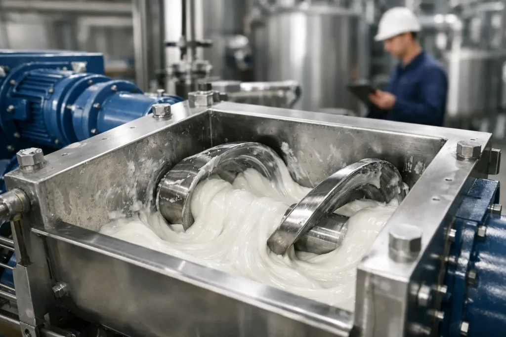 Choosing a Sigma Mixer for High Viscosity - Industrial Mixers Choosing a Sigma Mixer for High Viscosity