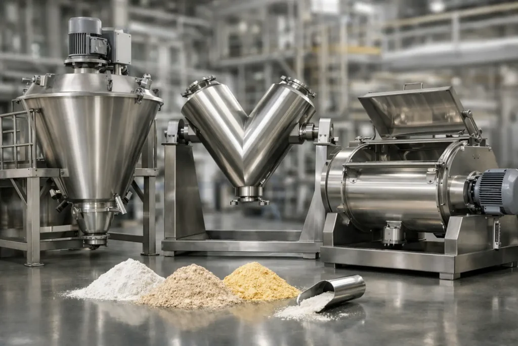 Powder Blender Selection Guide for Plants - Industrial Mixers Powder Blender Selection Guide for Plants