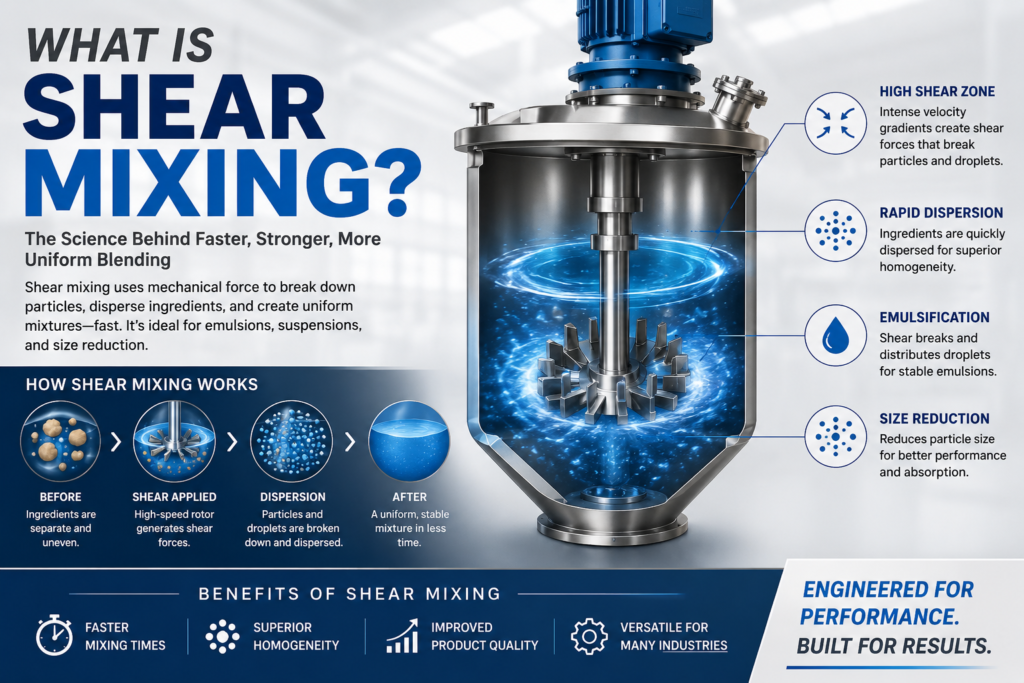 Shear mixing process overview - Industrial Mixers