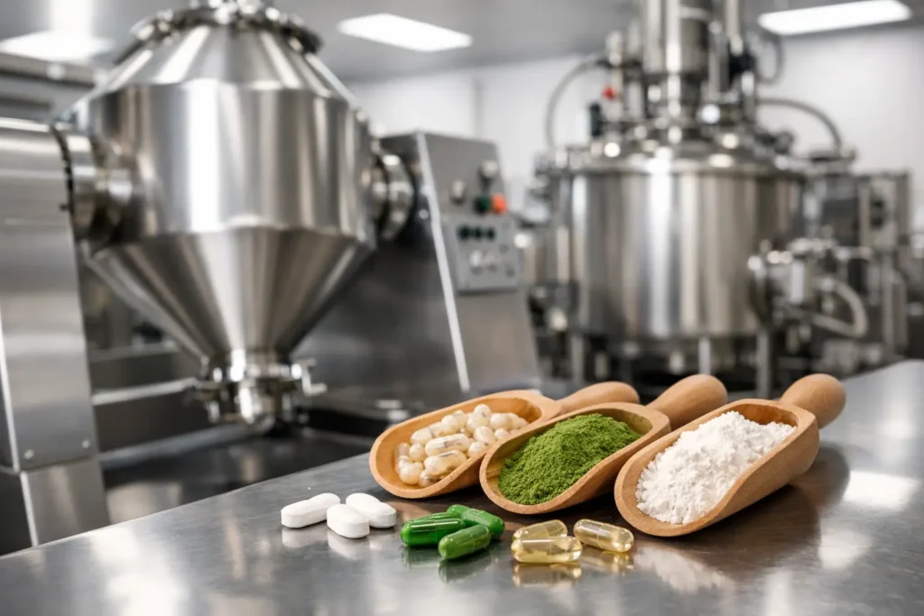 Choosing Nutraceutical Blending Equipment - Industrial Mixers Choosing Nutraceutical Blending Equipment