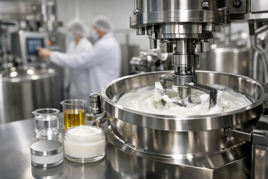 Cosmetic Cream Manufacturing Mixer Selection - Industrial Mixers Cosmetic Cream Manufacturing Mixer Selection