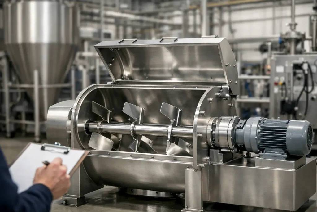 How to Choose a Paddle Blender for Your Plant - Industrial Mixers How to Choose a Paddle Blender for Your Plant