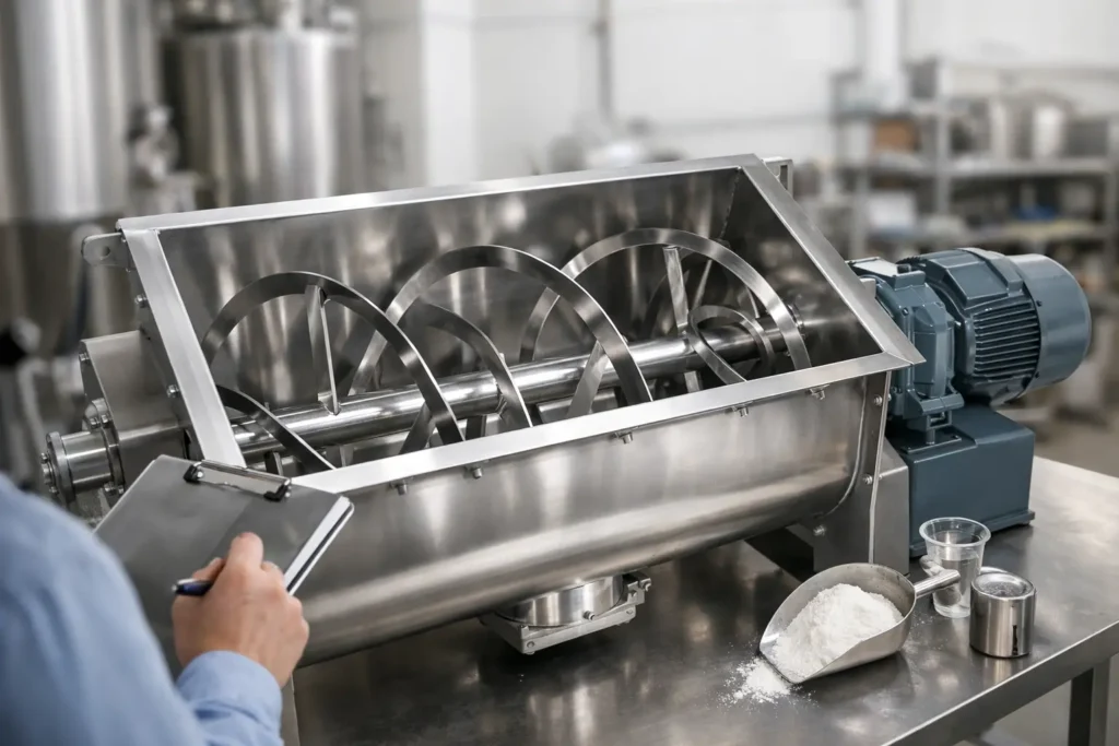 How to Select Ribbon Blender - Industrial Mixers How to Select Ribbon Blender