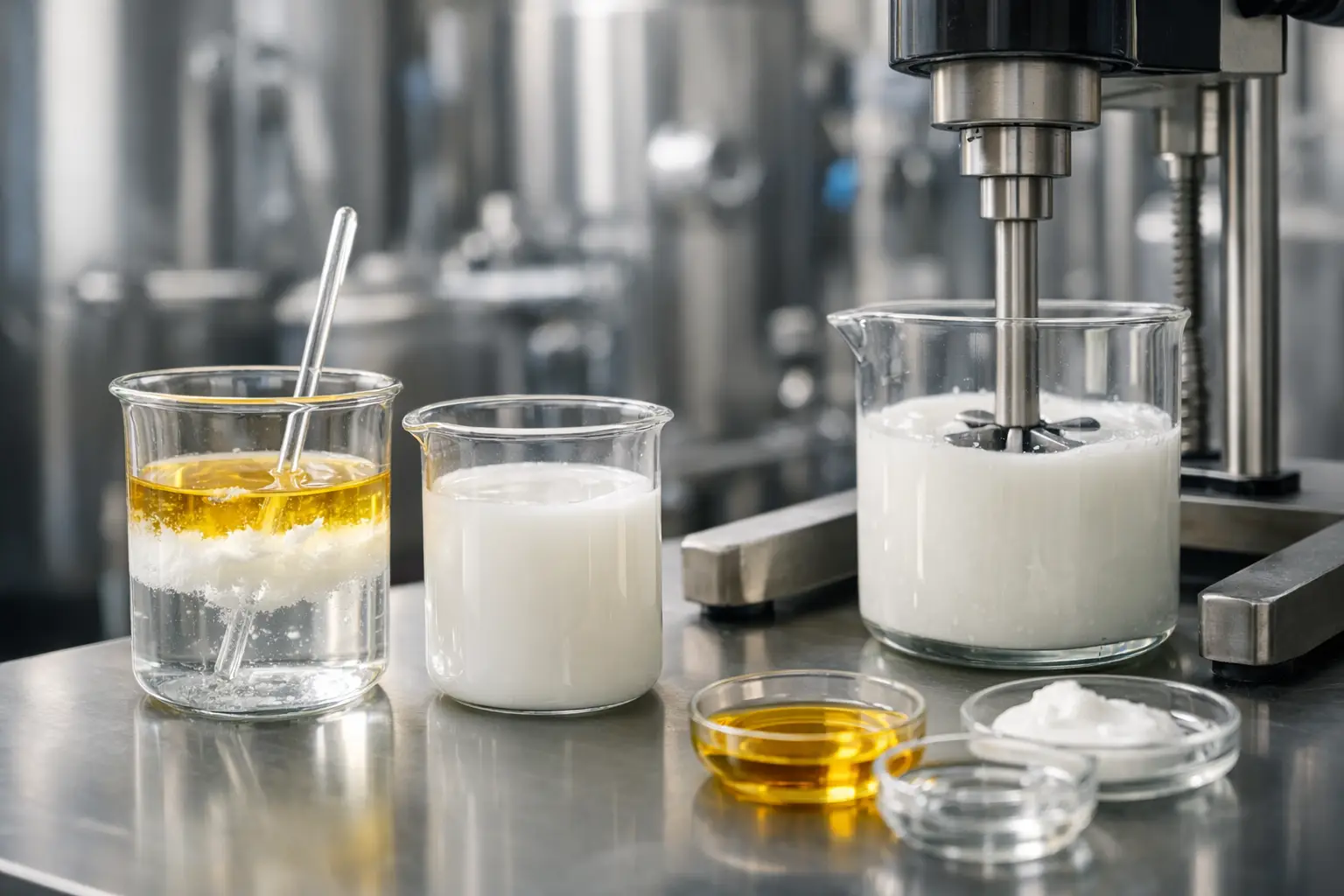 How to Select an Emulsifier for Industrial Production - Industrial Mixers How to Select an Emulsifier for Industrial Production