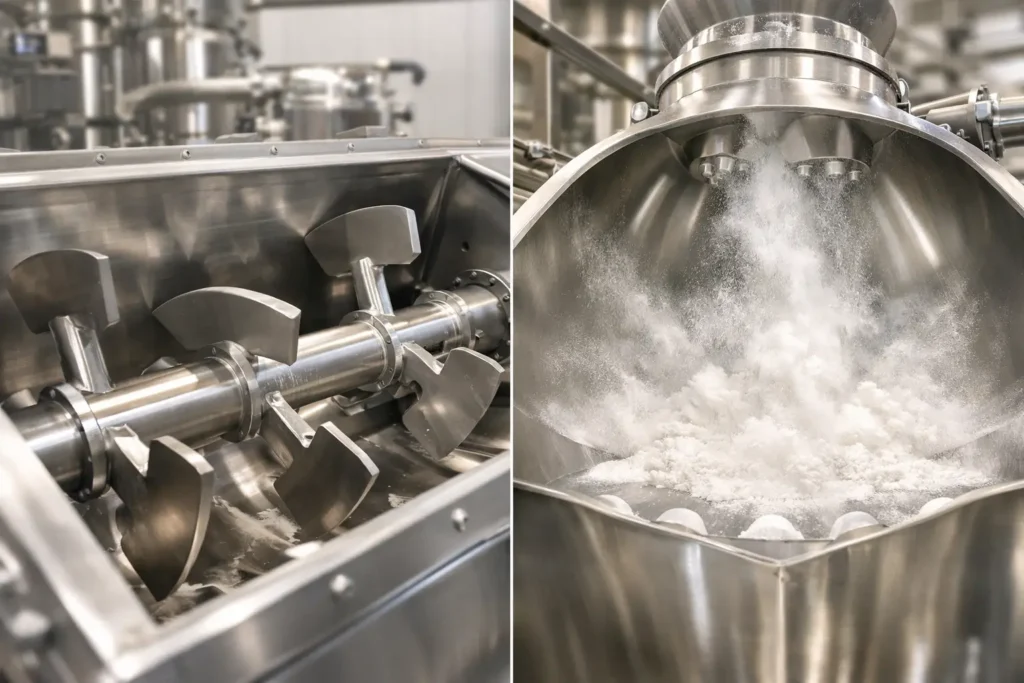 Plow Mixer vs Fluidized Blender Which Fits - Industrial Mixers Plow Mixer vs Fluidized Blender: Which Fits?