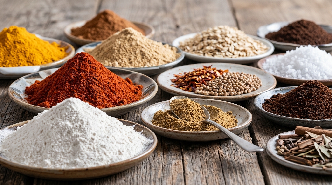 Food powders and ingredients