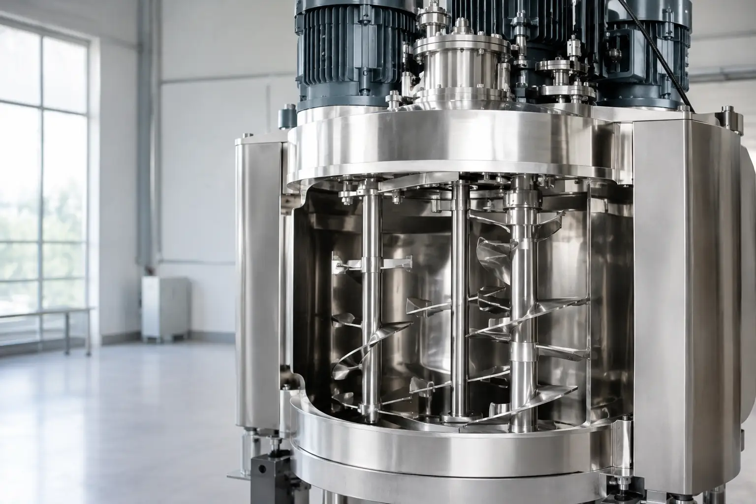 Planetary Multishaft Mixers for Demanding Batches - Industrial Mixers